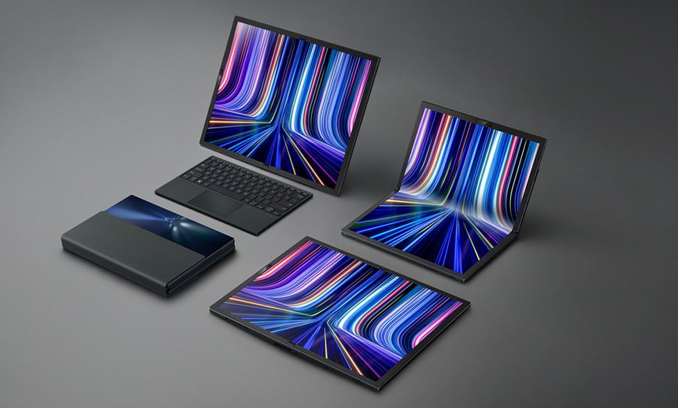 Zenbook 17 Fold OLED e seu acessórios